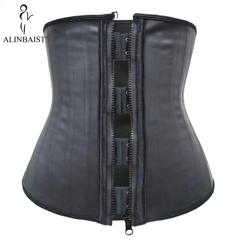 Shapewear Bodysuit Firm - 25-Steel Bones Latex Waist Trainer Tummy