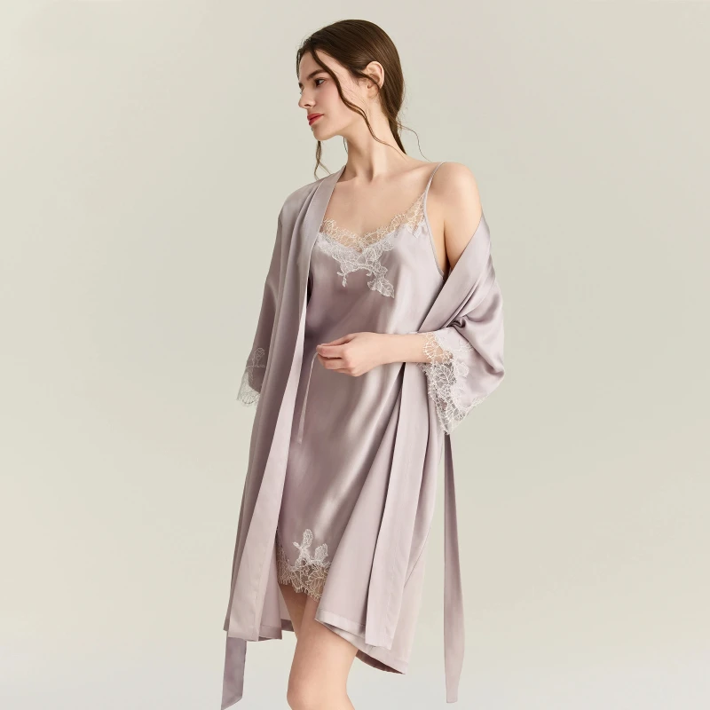 22MM 100% Mulberry Silk Robe G - огляд і ціна Robe Silk Women