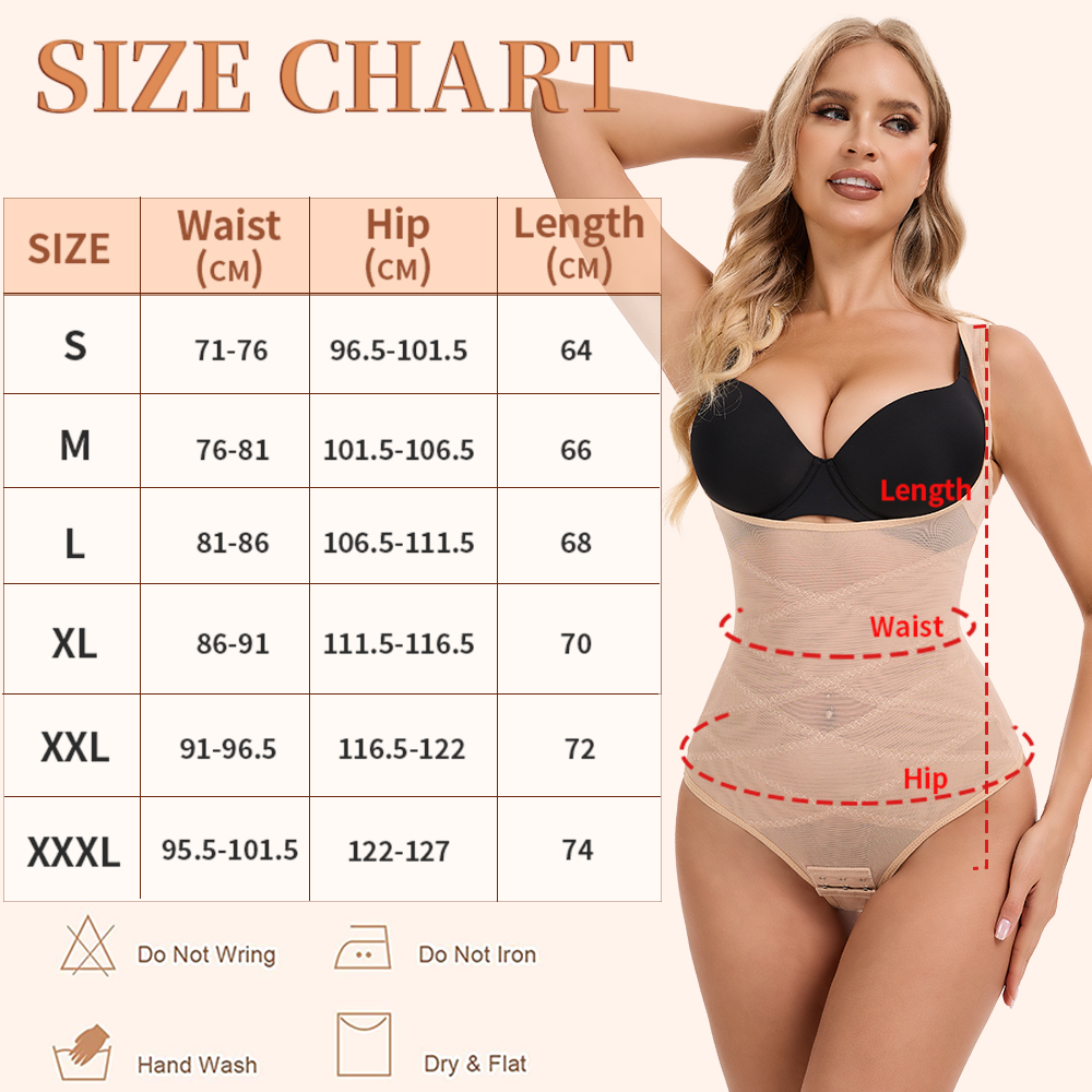 Mesh Thongs Bodysuit Shapewear - огляд і ціна Shapewear Bodysuit Firm